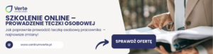 Szkolenie online prowadzenie teczki osobowej